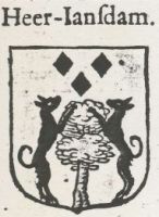 Wapen van Heerjansdam/Arms (crest) of Heerjansdam