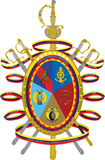 Coat of arms (crest) of Ministry of Defence, Venezuela