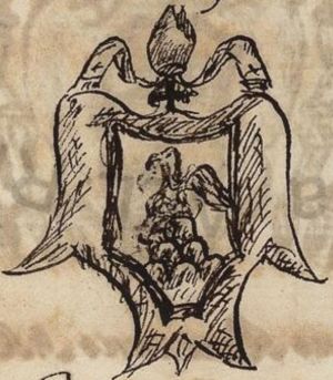 Arms (crest) of Girolamo Matteucci