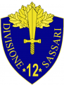 12th Infantry Division Sassari, Italian Army.png