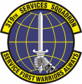 319th Services Squadron, US Air Force.png