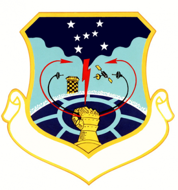 Coat of arms (crest) of the 1961st Communications Group, US Air Force