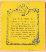 Wappen von Dürrenzimmern/Arms (crest) of Dürrenzimmern