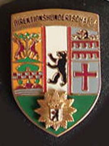 Coat of arms (crest) of Direktionshundertschaft 4, Berlin Police