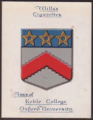 Arms of Keble College (Oxford University)