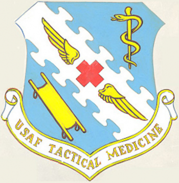 Coat of arms (crest) of the USAF Tactical Medical Center, US Air Force