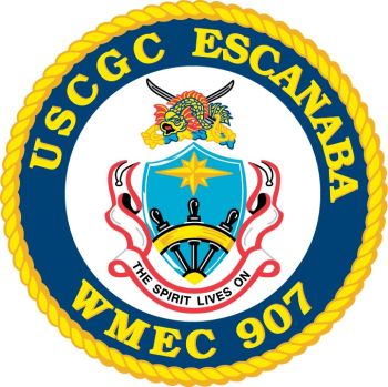 Coat of arms (crest) of USCGC Escanaba (WMEC-907)
