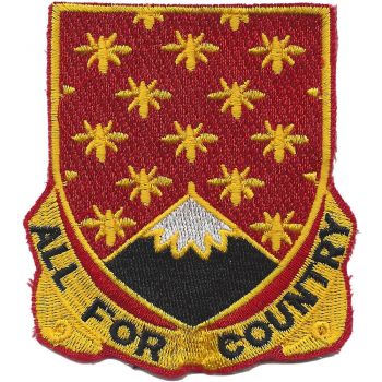 Coat of arms (crest) of the 385th Field Artillery Battalion, US Army