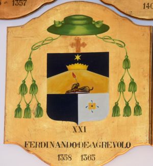 Arms of Ferdinando de Agrevolo