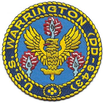 Coat of arms (crest) of the Destroyer USS Warrington (DD-943), US Navy