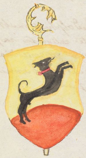 Arms (crest) of Rudolf von Wiggenheim