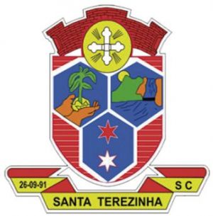 Brasão de Santa Terezinha (Santa Catarina)/Arms (crest) of Santa Terezinha (Santa Catarina)