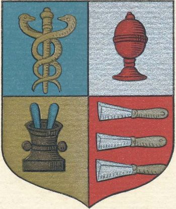 Arms (crest) of Doctors, Pharmacists, Surgeons and Barbers in Dol