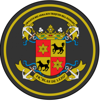Coat of arms (crest) of the Frigate Blas de Lezo, Spanish Navy
