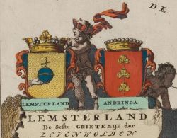 Wapen van Lemsterland/Arms (crest) of Lemsterland