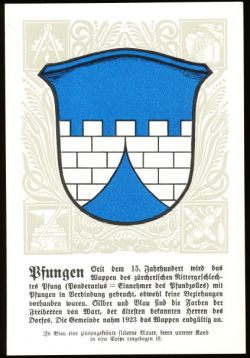 Wappen von/Blason de Pfungen