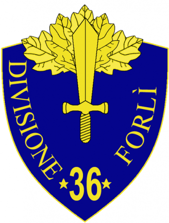 Coat of arms (crest) of the 36th Infantry Division Forli, Italian Army