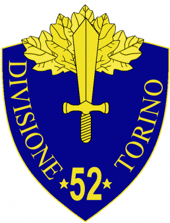 Coat of arms (crest) of the 52nd Infantry Division Torino, Italian Army