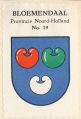 Wapen van Bloemendaal/Arms (crest) of Bloemendaal