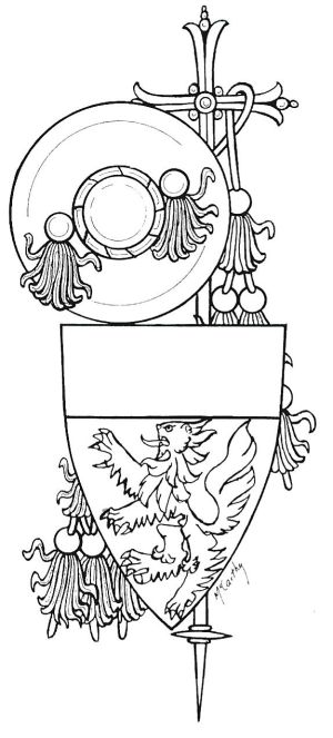 Arms (crest) of Antoine Bohier du Prat
