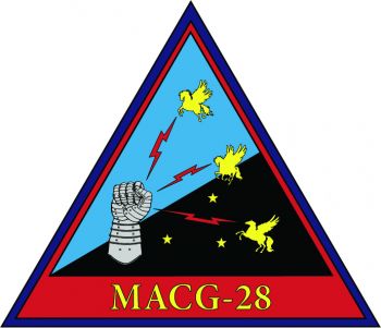 Coat of arms (crest) of Marine Air Control Goup (MACG) 28, USMC