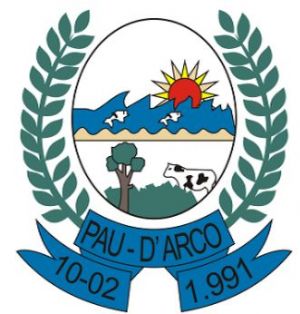 Brasão de Pau-d'Arco (Tocantins)/Arms (crest) of Pau-d'Arco (Tocantins)