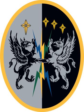 Coat of arms (crest) of the 30th Space Communications Squadron, US Space Force
