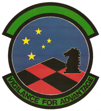 Coat of arms (crest) of the 93rd Intelligence Squadron, US Air Force