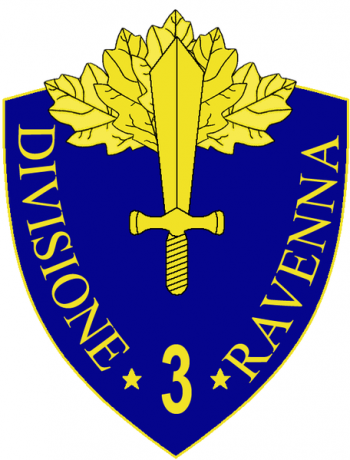 Coat of arms (crest) of the 3rd Infantry Division Ravenna, Italian Army