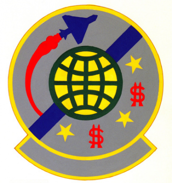 Coat of arms (crest) of the 93rd Comptroller Squadron, US Air Force