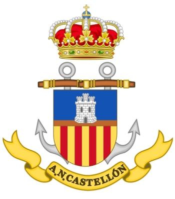 Coat of arms (crest) of the Naval Assistantship Castellón, Spanish Navy