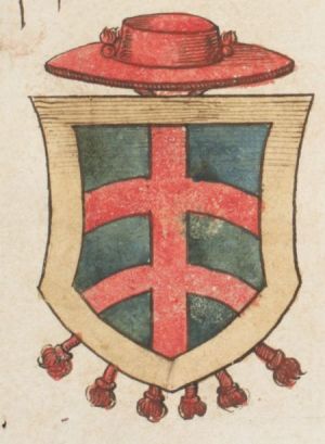 Arms (crest) of Jean Allarmet de Brogny