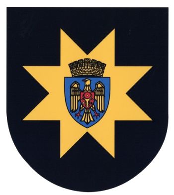 Coat of arms (crest) of Chișinău Police Directorate in the Inspectorate General of the Moldavian Police