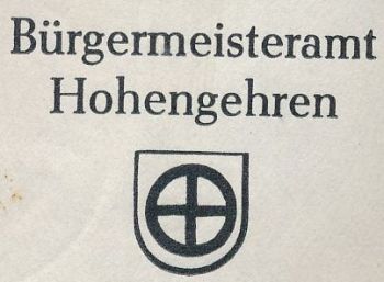 Wappen von Hohengehren/Coat of arms (crest) of Hohengehren