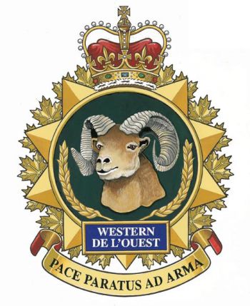 Coat of arms (crest) of Land Force Western Area, Canadian Army