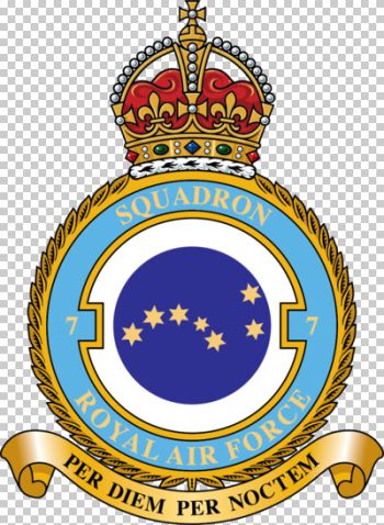 Coat of arms (crest) of No 7 Squadron, Royal Air Force