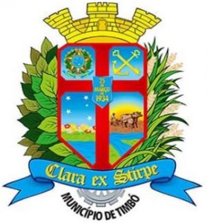 Brasão de Timbó (Santa Catarina)/Arms (crest) of Timbó (Santa Catarina)