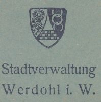 Wappen von Werdohl/Arms (crest) of Werdohl