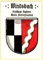 Wappen von Windsbach/Arms (crest) of Windsbach