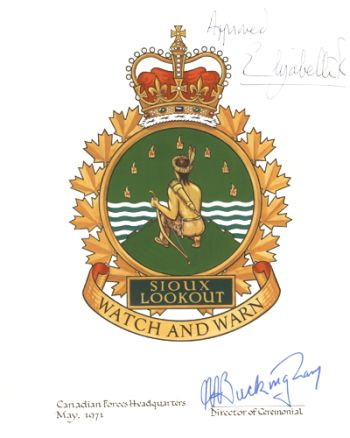 Coat of arms (crest) of the Canadian Forces Station Sioux Lookout, Canada
