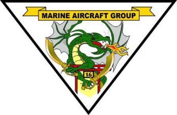 Coat of arms (crest) of Marine Aircraft Group 16, USMC