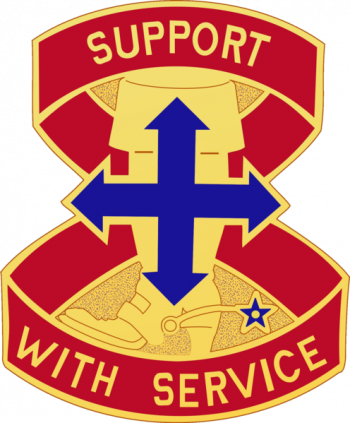 Coat of arms (crest) of 8th Support Group, US Army