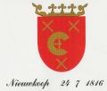 Wapen van Nieuwkoop/Coat of arms (crest) of Nieuwkoop
