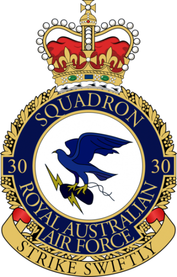 Coat of arms (crest) of the No 30 Squadron, Royal Australian Air Force