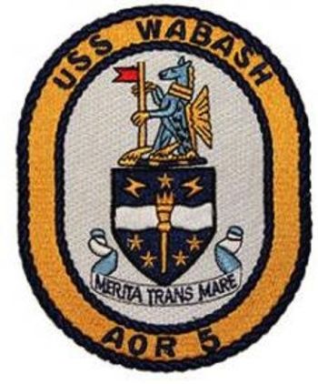 Coat of arms (crest) of the Replenishment Oiler USS Wabash (AOR-5)