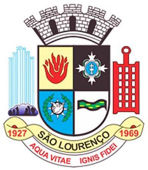 Arms (crest) of São Lourenço (Minas Gerais)