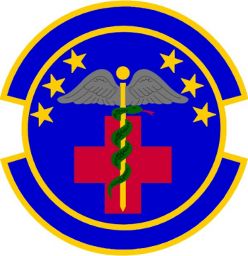 Coat of arms (crest) of the 15th Aeromedical Dental Squadron, US Air Force
