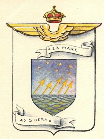 Coat of arms (crest) of Maritime Bombardment School, Regia Aeronautica
