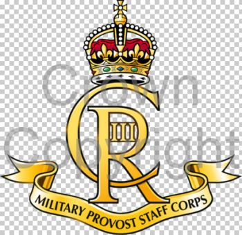 Arms of Military Provost Staff, AGC, British Army