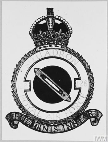 Coat of arms (crest) of the No 128 Squadron, Royal Air Force